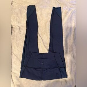 Navy blue full length lululemon leggings